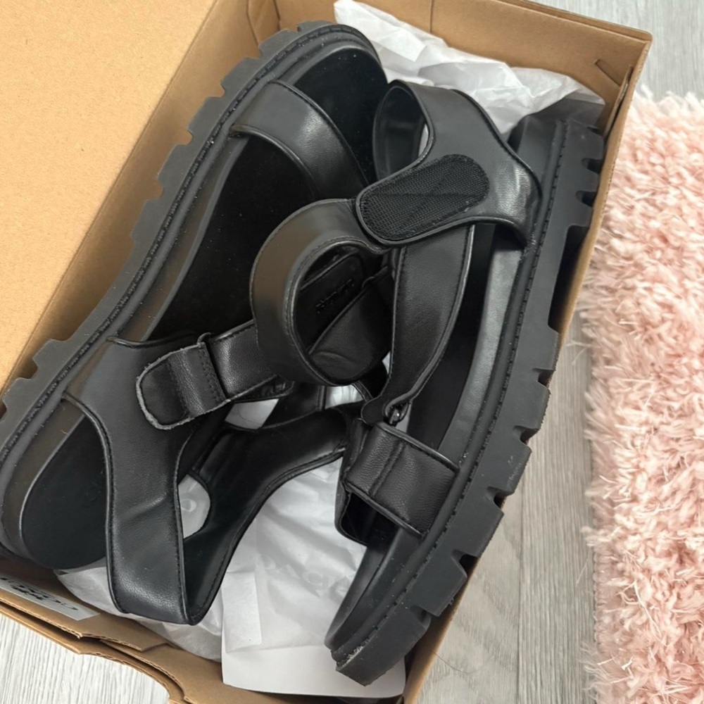 Coach Black Women's Sandals - Picture 2 of 2